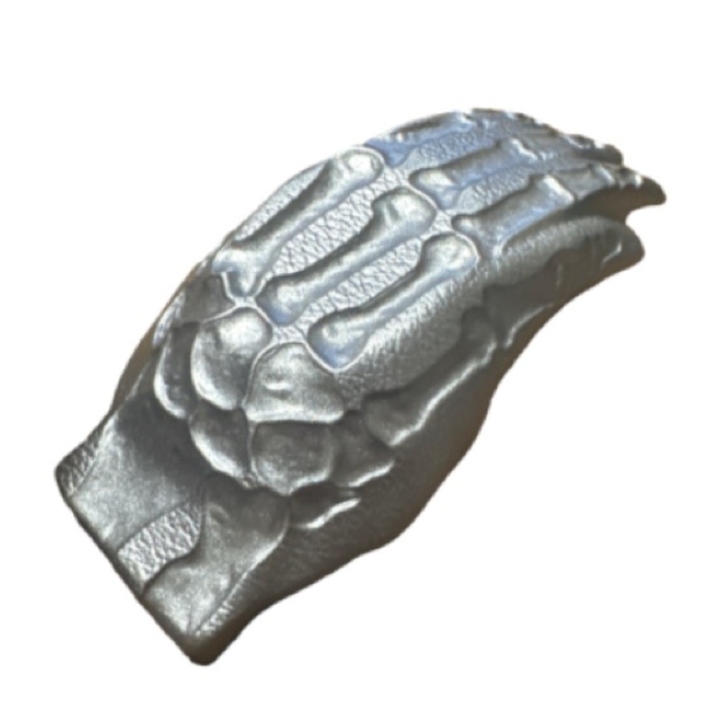 Artistic deigns Skeleton Hand Black and Silver trinket dish - Picture 5 of 6